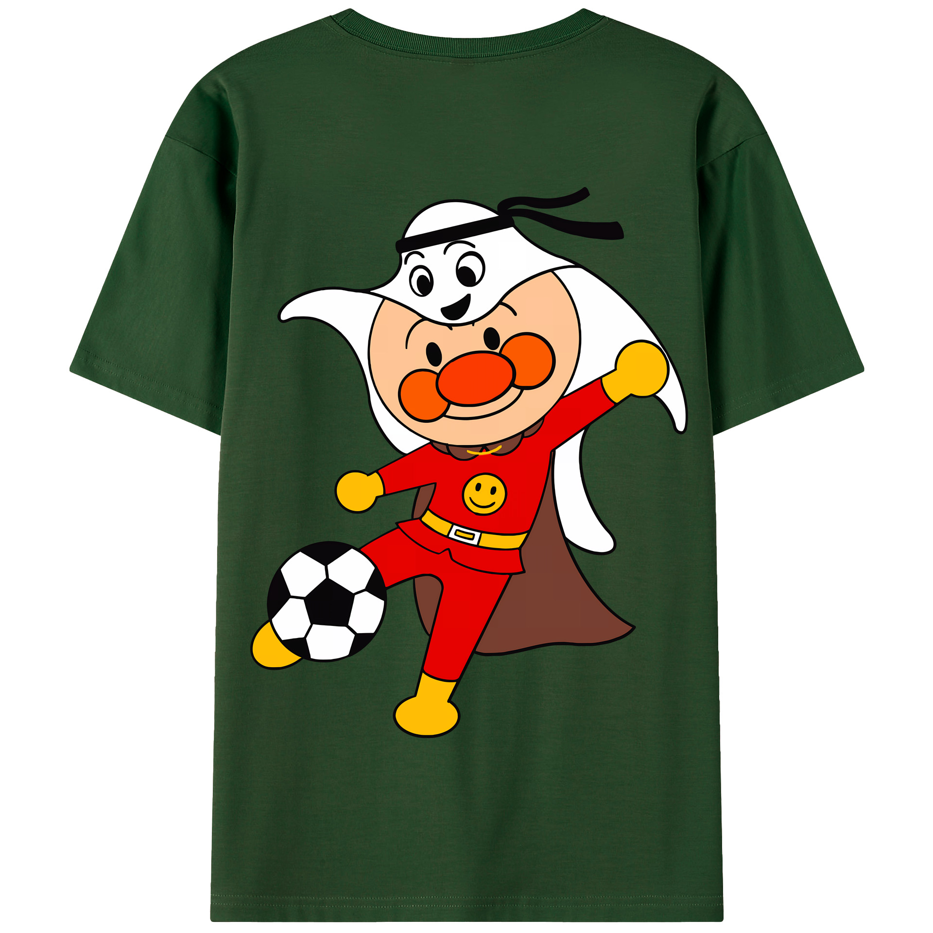 （画像用） アンパンマン Anpanman 綿100％半袖Tシャツ（背面プリント）